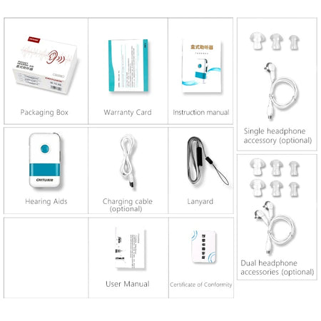 Pocket Rechargeable Hearing Aid DHP &ndash; Digital Sound