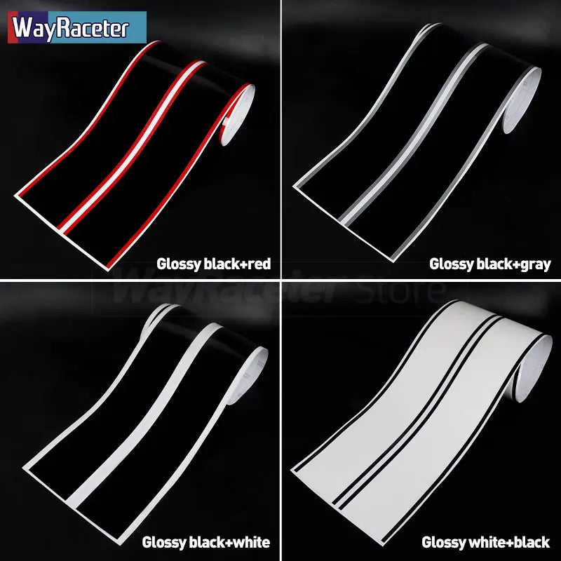 MINI Cooper Hood Decal Sticker Rally Stripe for R55-R60, F54-F60 Models, 15 Colors Available
