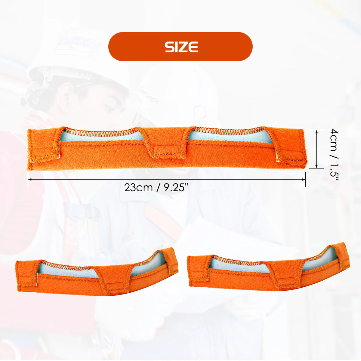 Universal Safety Helmet Sweatband &ndash; Washable Cotton Liner