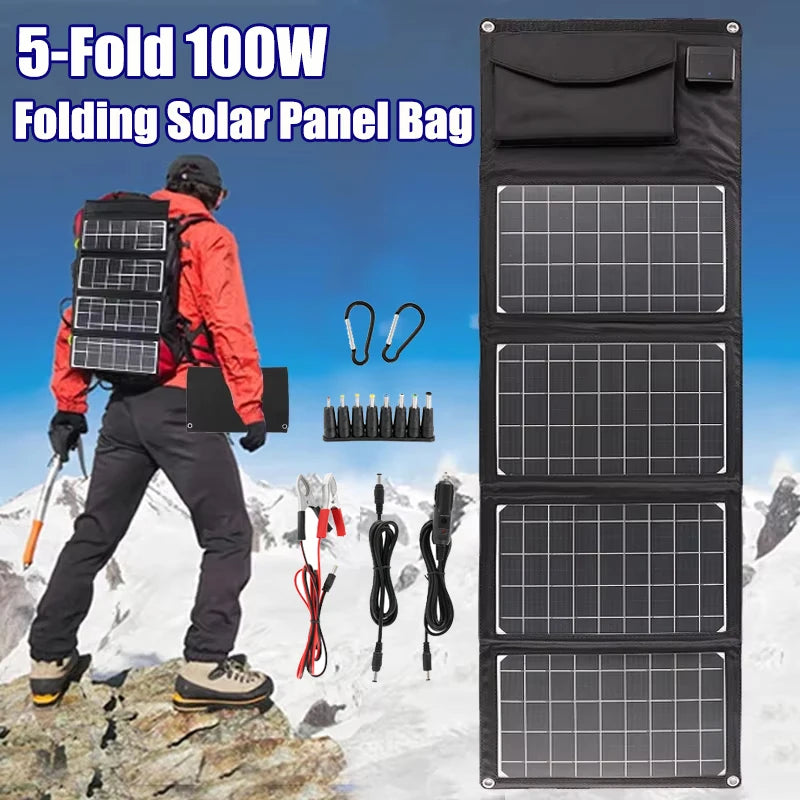 Luxuglow 100W Solar Panel &ndash; High Efficiency Charger