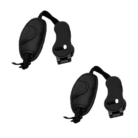 Leather Hand Grip Wrist Strap for DSLR Cameras - Compatible with Nikon, Canon, Sony, and More 2PCS