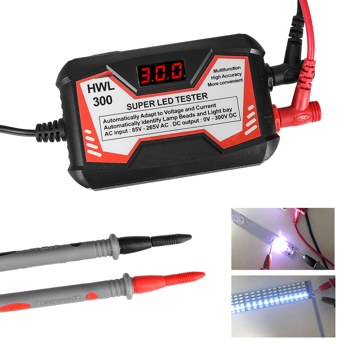 LED Tester 0-300V &ndash; Versatile Backlight and LED Strip Tester