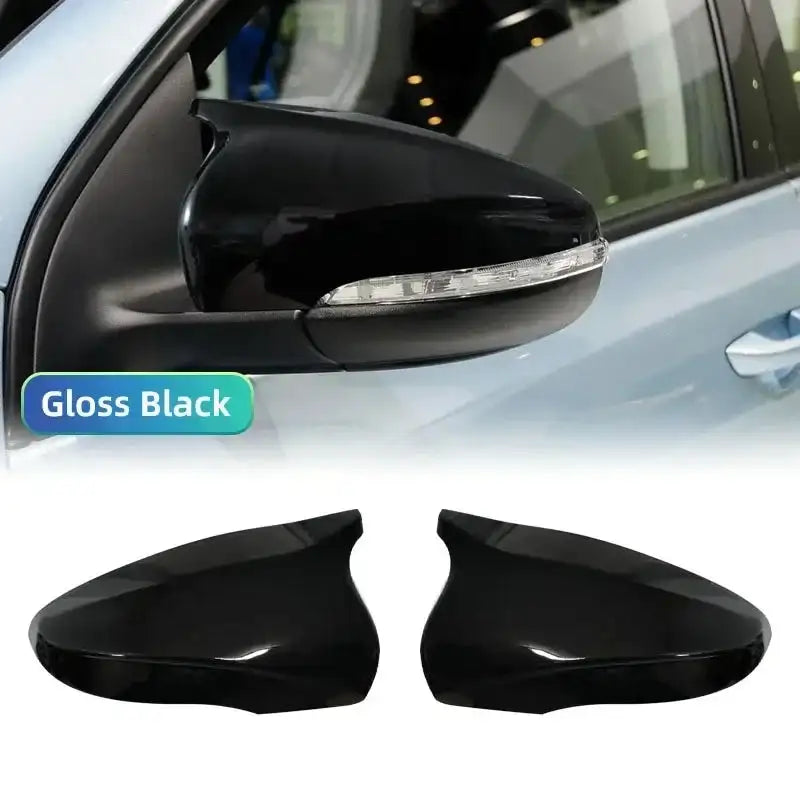 Gloss Black Mirror Cover Trim for VW Golf MK6 GTI 2009-2013 Bright Black