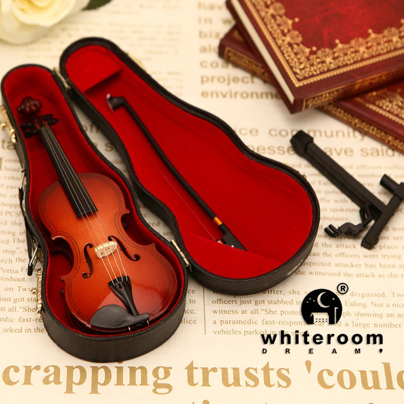 Doll Instrument Set 30cm 1/6 1/12 Ob11 Mini - Mini Toy Set 8cm Mini violin / CHINA