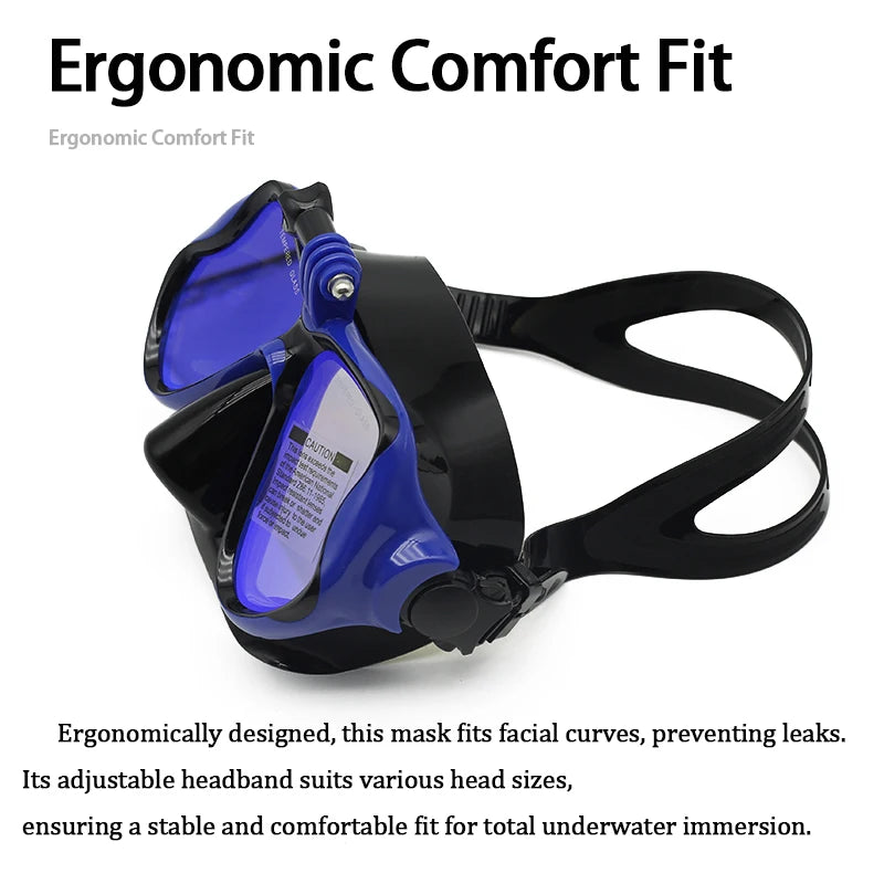 Professional Scuba Mask and Snorkel &ndash; Anti-Fog and UV Protection