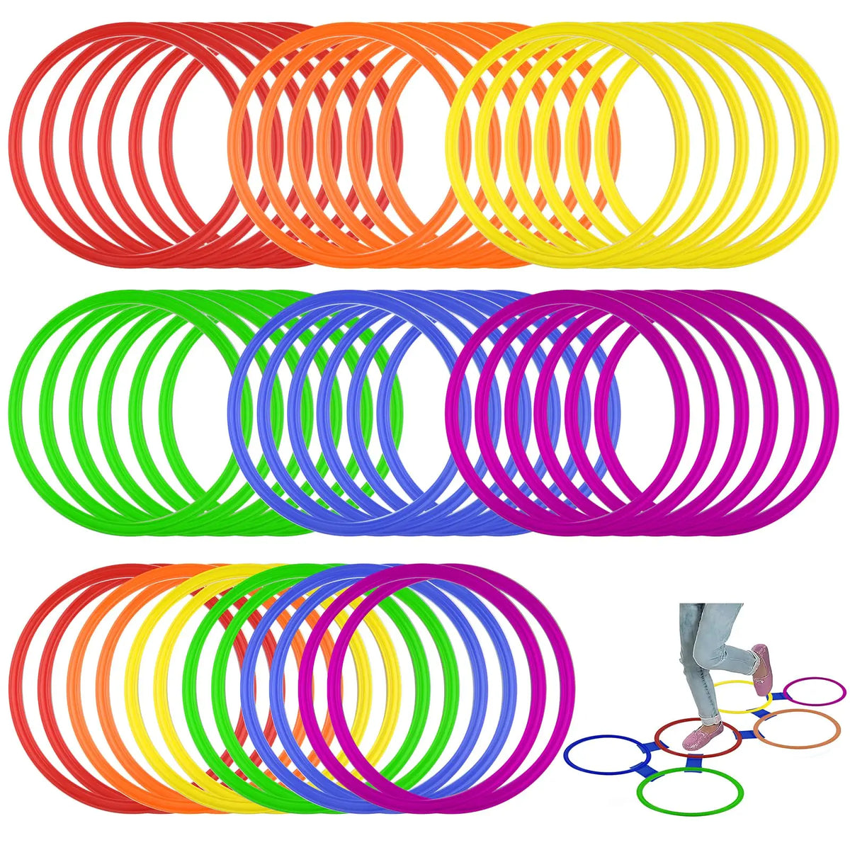 AMYOGA Agility Training Rings for Soccer and Football Skills