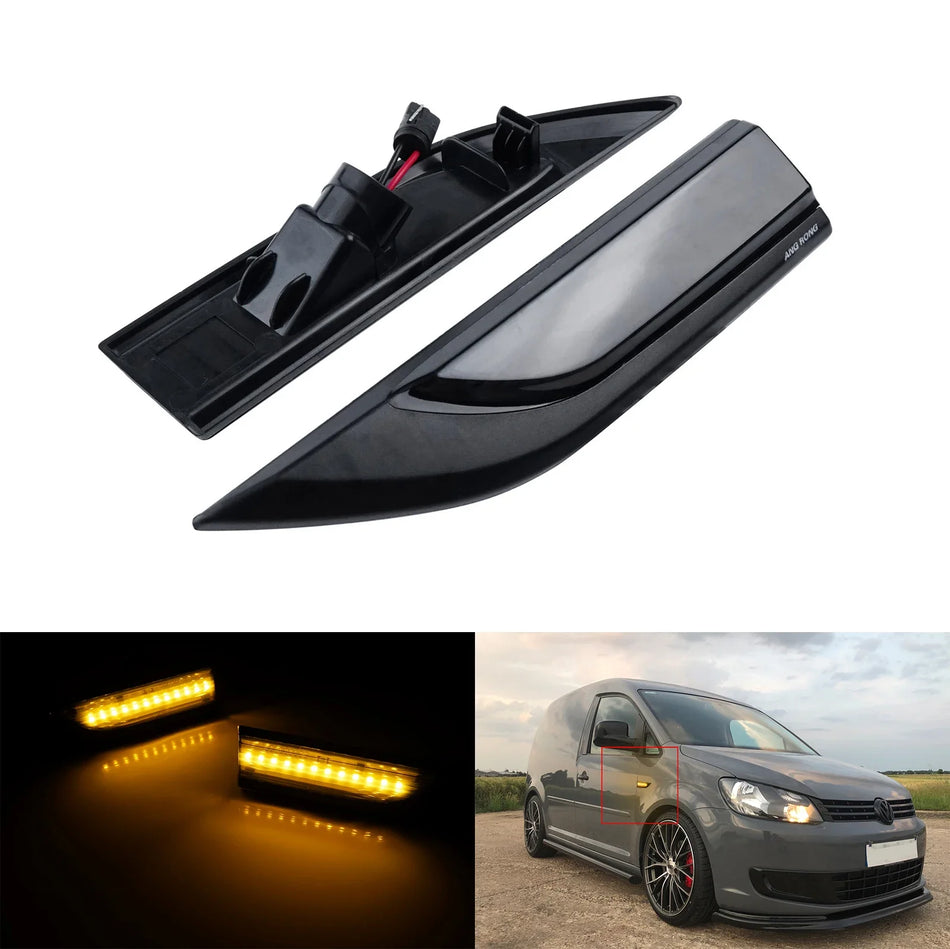 VW Caddy MK4 Luci Indicatori Laterali LED Ambra Canbus Coppia
