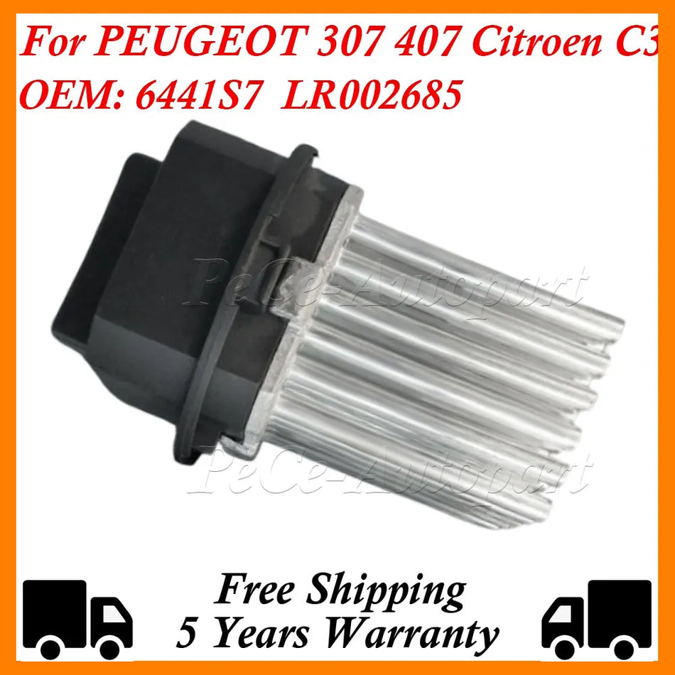 Otpornik motora ventilatora za Peugeot Citroen 307 407 C3 C4 C5 C6 LR002685