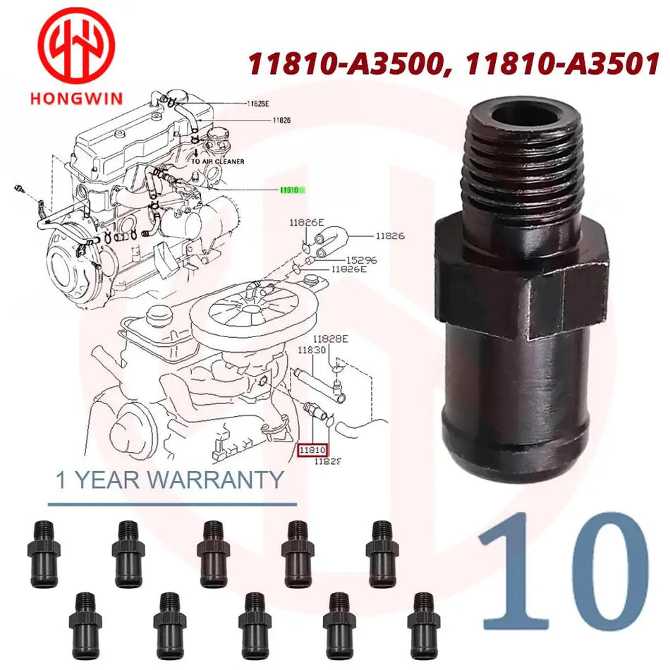 Ventil de motor din PVC pentru vehicule Nissan, ventil de ventilație durabil.