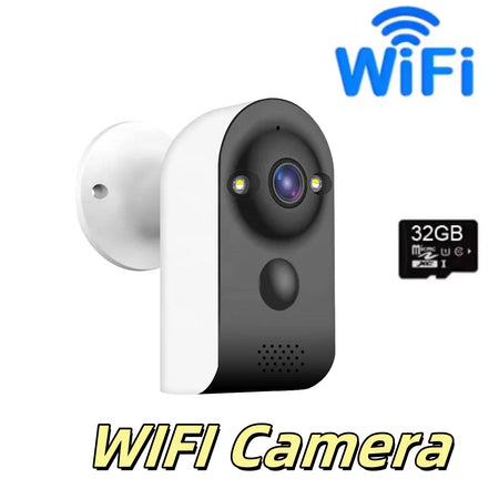 V380 Pro Mini Camera &ndash; Human Detection and Two-Way Audio WIFI Cam 32G / US Plug