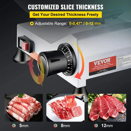 Commercial Meat Slicer 10 Inch Blade Electric Deli Slicer
