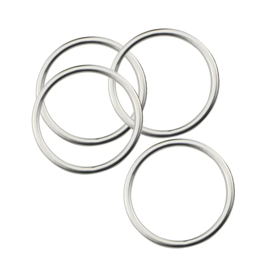 Audi A3 8V S3 Μπροστινός Δακτύλιος Αεραγωγού 4 Τεμ Ανοξείδωτο Ατσάλι Διακόσμηση