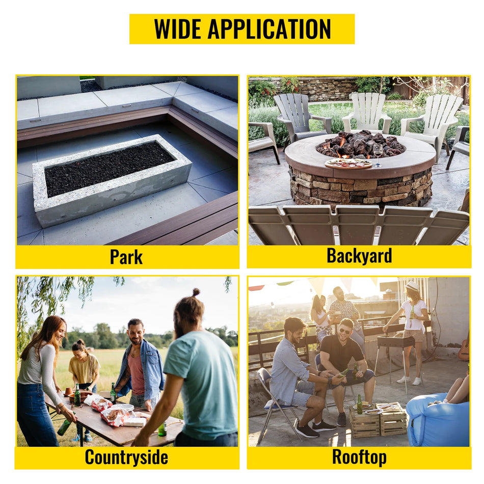 VV-RFPGG-W3030 Foldable Fire Pit Grate &ndash; Portable Steel