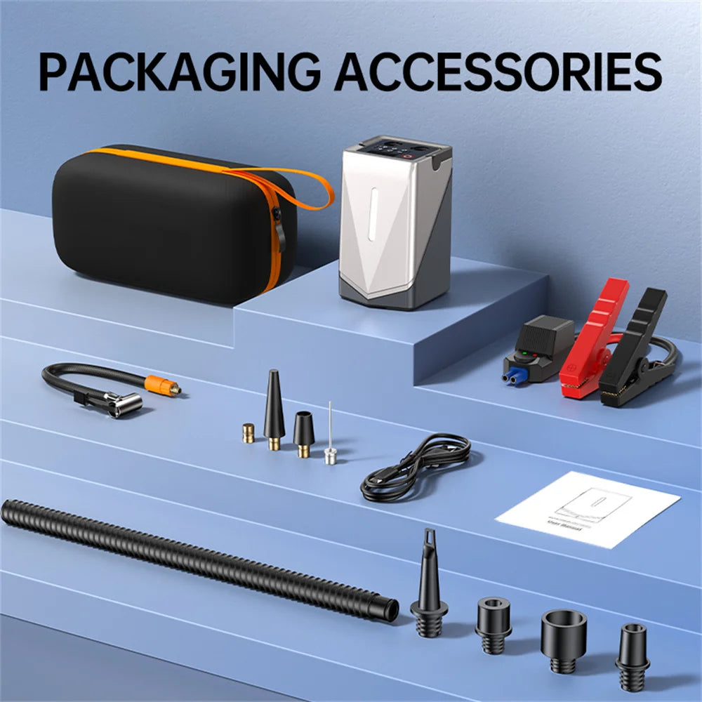 12V Multifunctional Car Jump Starter &amp; Air Pump