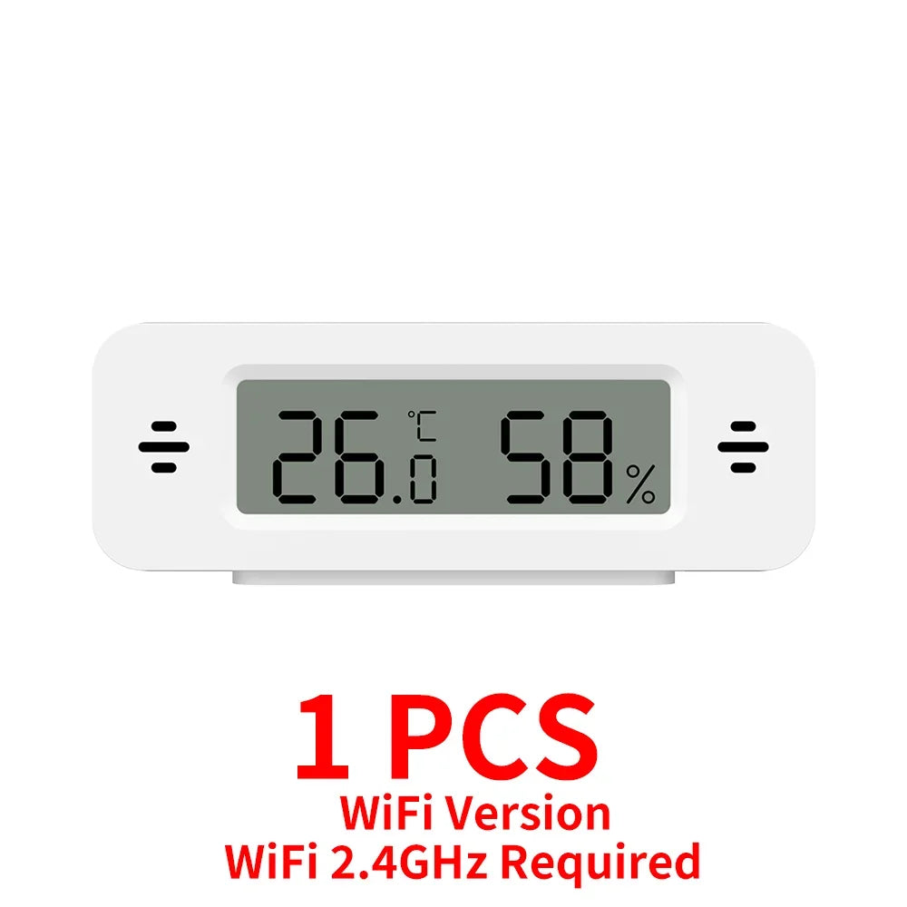 Smart Home Temperature &amp; Humidity Sensor with WiFi/Zigbee Connectivity WiFi Version