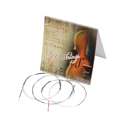 Violin String 4 Piece Stainless Steel Wound &ndash; Durable AV11 / CHINA