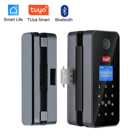 Tuya App Glass Door Lock &ndash; Biometric Bluetooth Unlock B13-tuya