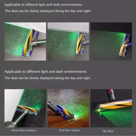 Vacuum Cleaner Laser Light &ndash; Detects Hidden Pet Hair and Dust