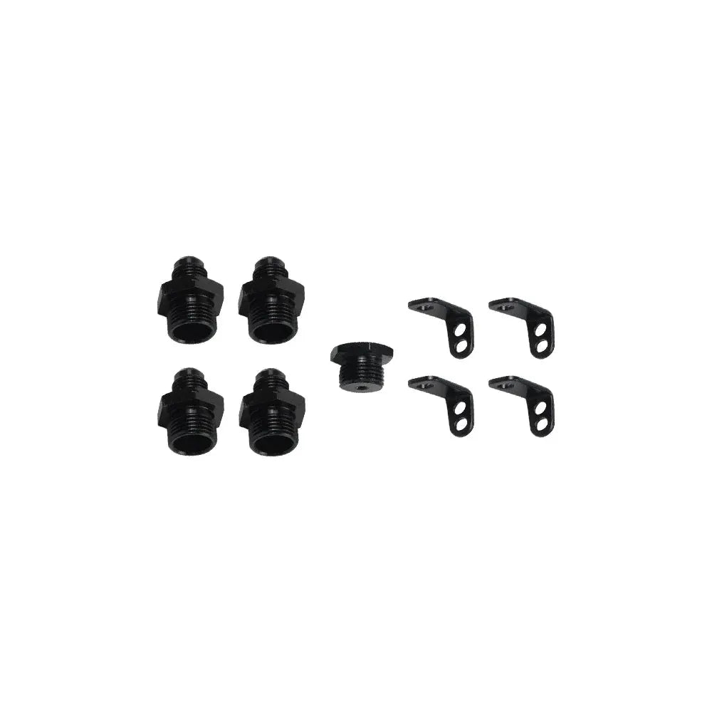 Black Billet Fuel Rail Kit For OE LS1 LS6 Intake Manifold 6AN + Hardware FPR-1045 by InterCyprus Trading Ltd