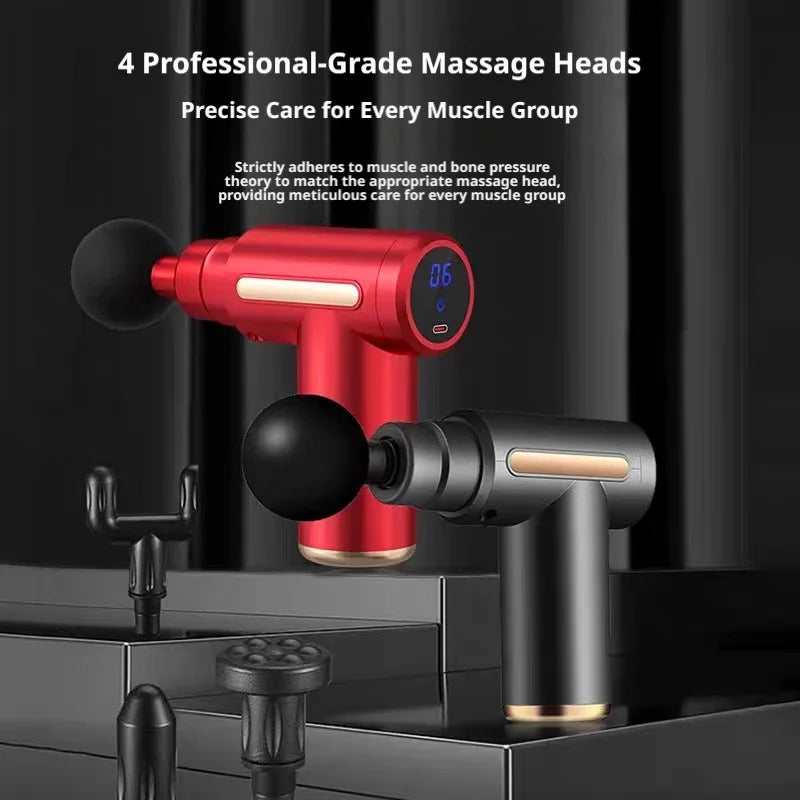 Mini Electric Fascia Gun Massager for Neck, Low Noise, Pocket Size