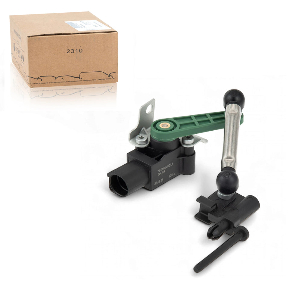 Sensor de nivel de faro para Volkswagen Touareg Reemplazo de Eje Frontal Derecho Carcasa de GRP