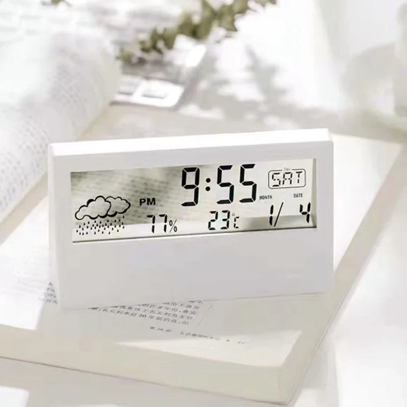 LED Thermometer Hygrometer Weather Station &ndash; Alarm Clock