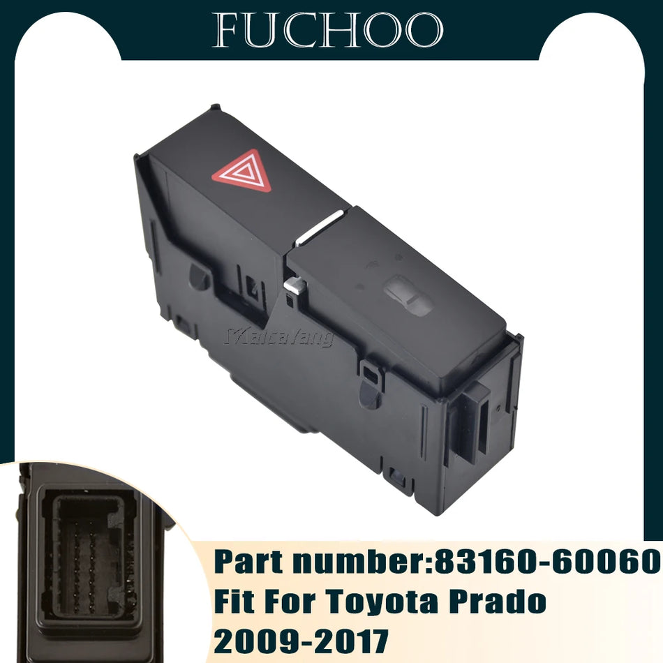 Кнопка переключателя аварийной сигнализации ABS для Toyota Prado 2009-2017 83160-60060