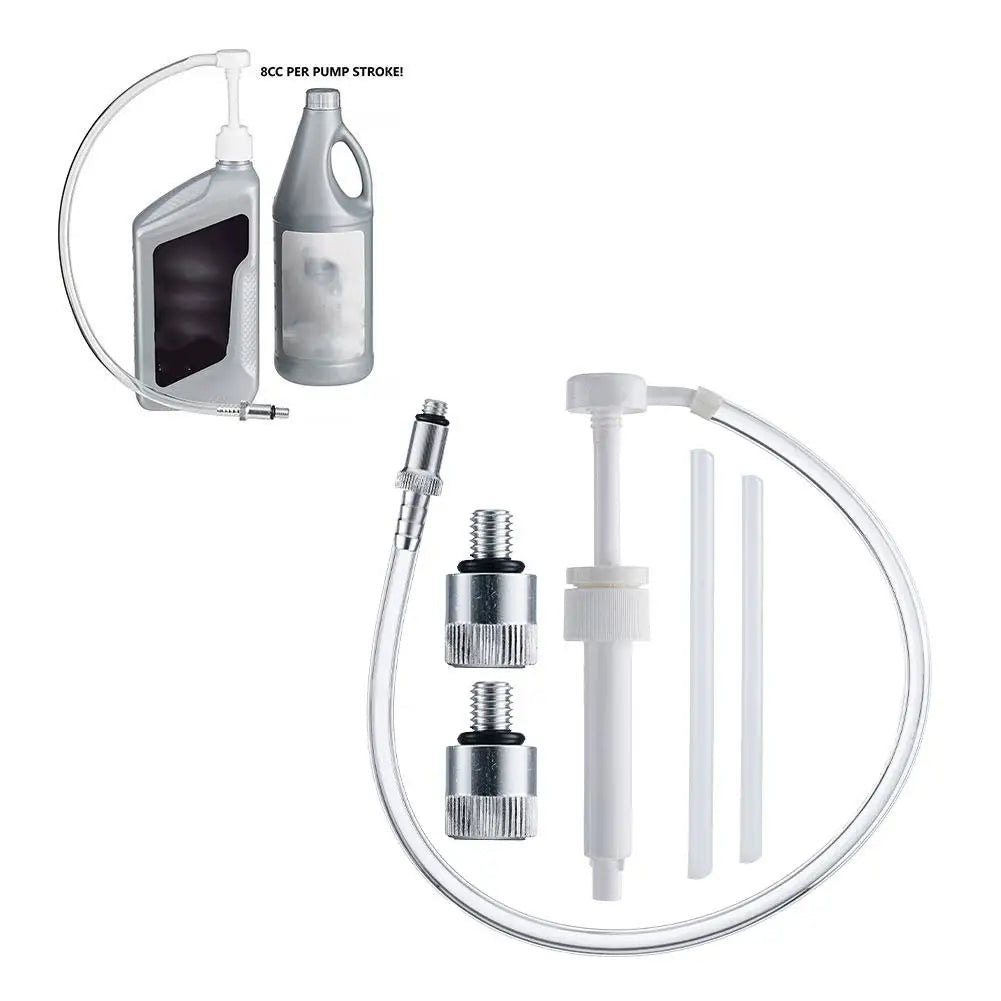 Lower Unit Gear Oil Pump with Standard Quart Bottle Adapters for Marine Motors