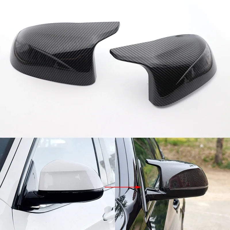 Tapas de Espejo con Acabado de Fibra de Carbono para BMW X3 F25 X4 F26 X5 F15 X6 F16