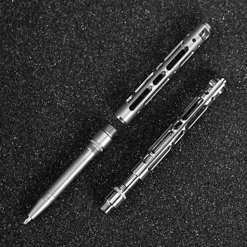 Titanium TC4 Tactical Pen With Self-Defense, Window Breaker, Keychain