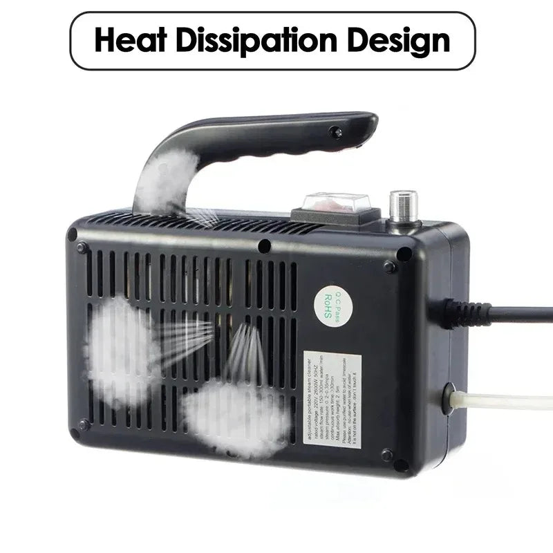 2600W Portable High Temp Steam Cleaner for Home &amp; Car