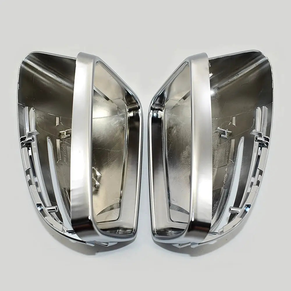 Side Door Mirror Cover Matt Chrome For Mercedes Benz W204 W212 C E Class by InterCyprus Trading Ltd