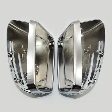 Side Door Mirror Cover Matt Chrome For Mercedes Benz W204 W212 C E Class by InterCyprus Trading Ltd