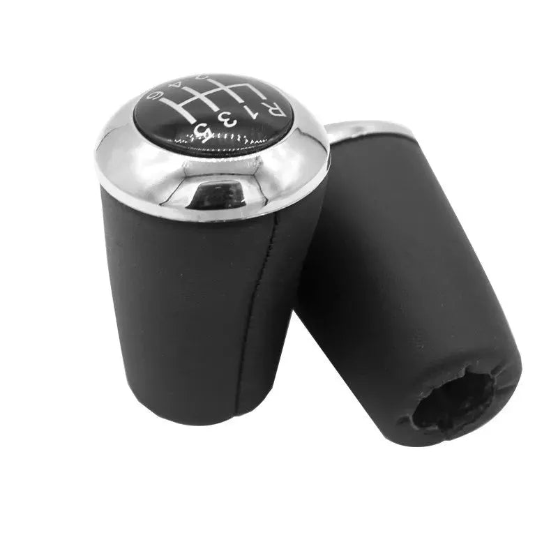 Leather Gear Shift Knob for Mazda 3 5 6 CX-7 MX-5 5-Speed by InterCyprus Trading Ltd