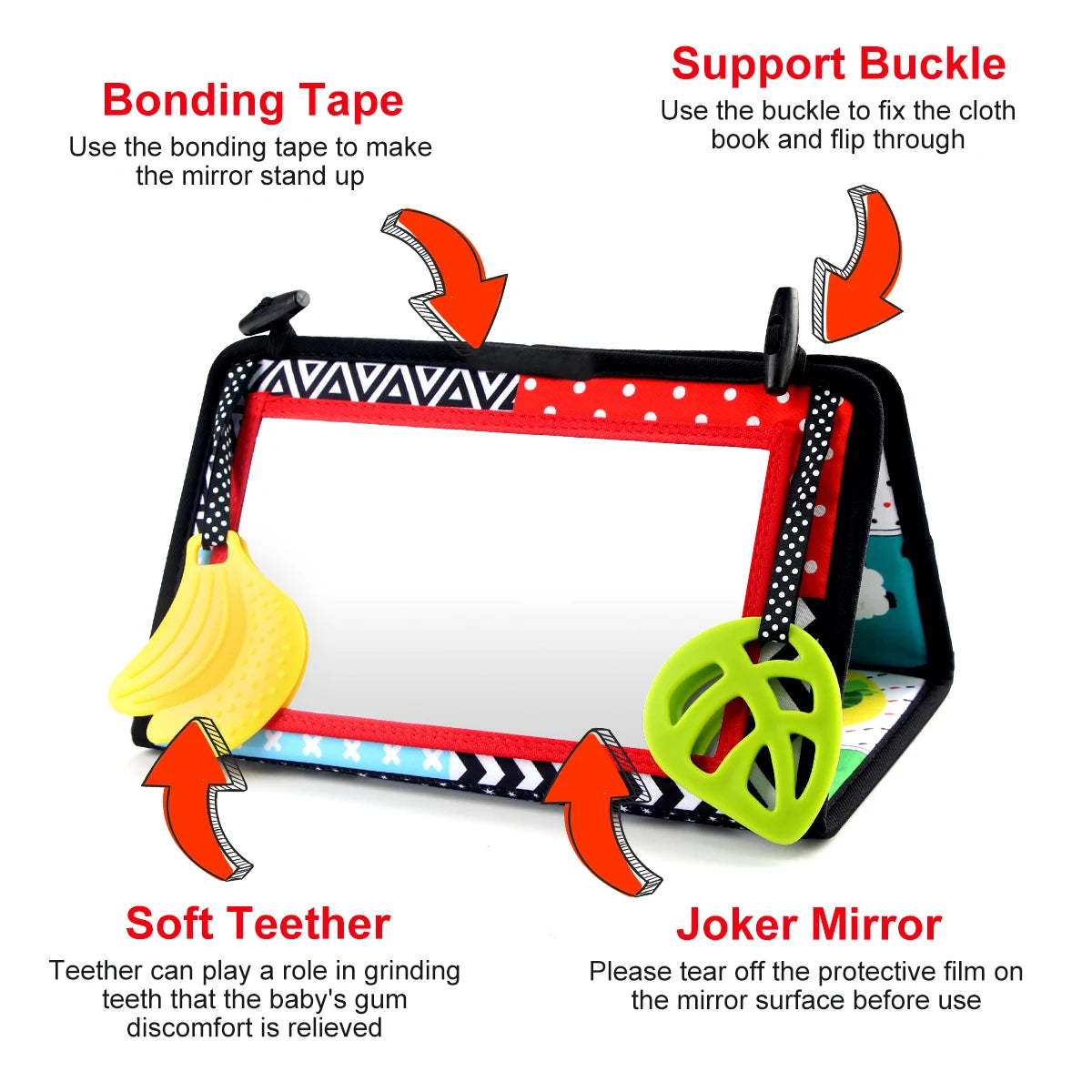 Coolplay Baby Floor Mirror &ndash; Engaging Tummy Time Sensory Development