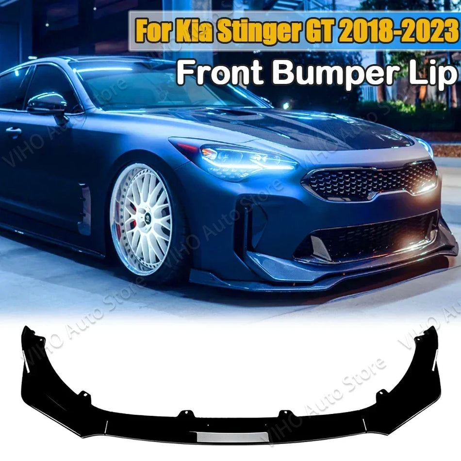 Přední splitter lip spoiler difuzor ABS černý Kia Stinger GT