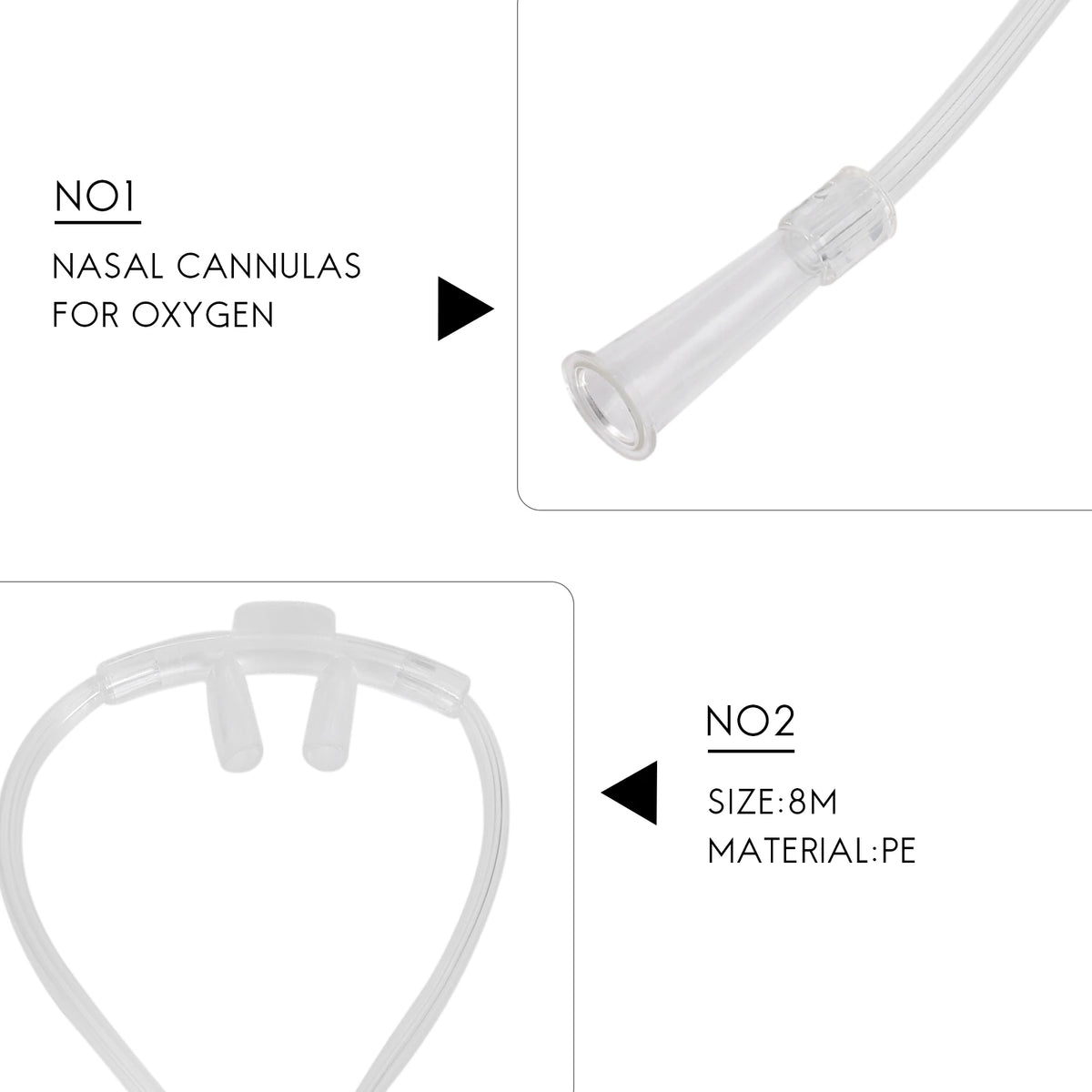 8M Soft Nasal Oxygen Tube &ndash; Easy Clinical Oxygen Delivery