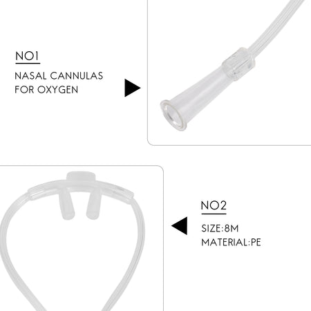 8M Soft Nasal Oxygen Tube &ndash; Easy Clinical Oxygen Delivery