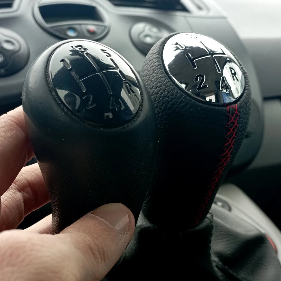 Perilla de Cambio MT con Tapa Cromada para Renault Scenic II Megane II Clio III