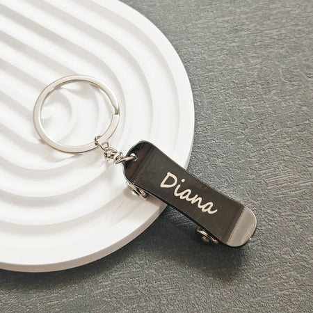 Chuhan Customized Metal Skateboard Keychain &ndash; Unique Gift Idea