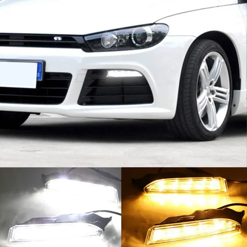 2 szt. Volkswagen Scirocco R 2010 2014 LED DRL Lampa dzienna