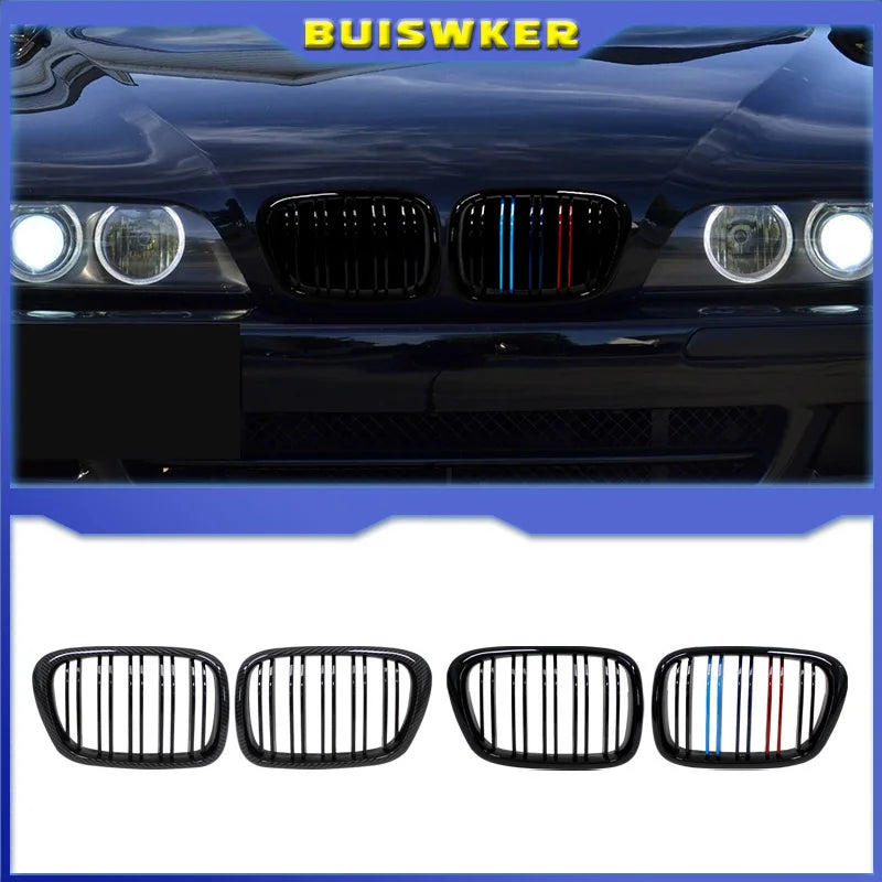 1997 2003 için BMW E39 Ön Merkez Siyah Geniş Böbrek Izgarası