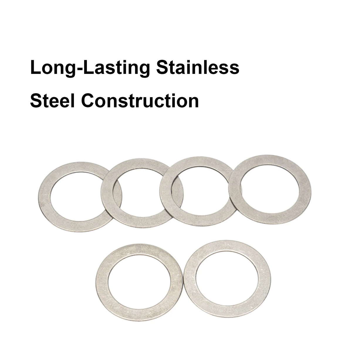 Bike Pedal Washers Stainless 10Pcs - Universal Fit