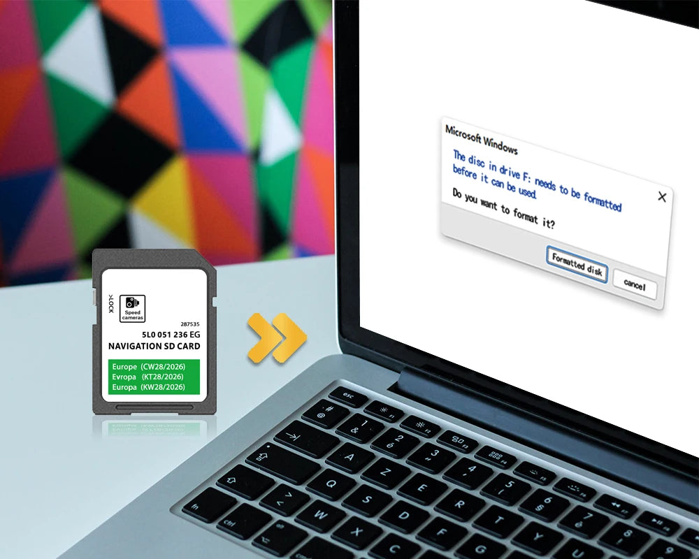 Skoda Kodiaq 2016-2020 GPS SD Card &ndash; 32GB EU Navigation