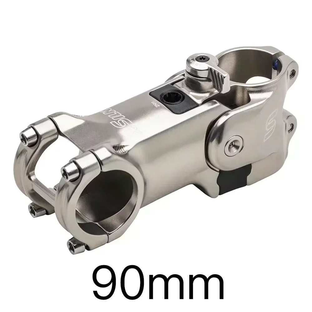 Suspension Stem for Bicycle Handlebar &ndash; Adjustable Shock Absorption for Enhanced Shoulder and Neck Comfort model 6 Stem 90mm