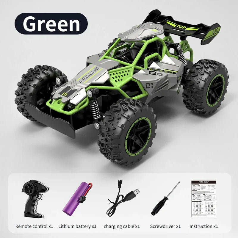 JJRC Pink RC Car &ndash; High Speed Off Road Big Wheel For Girls Green