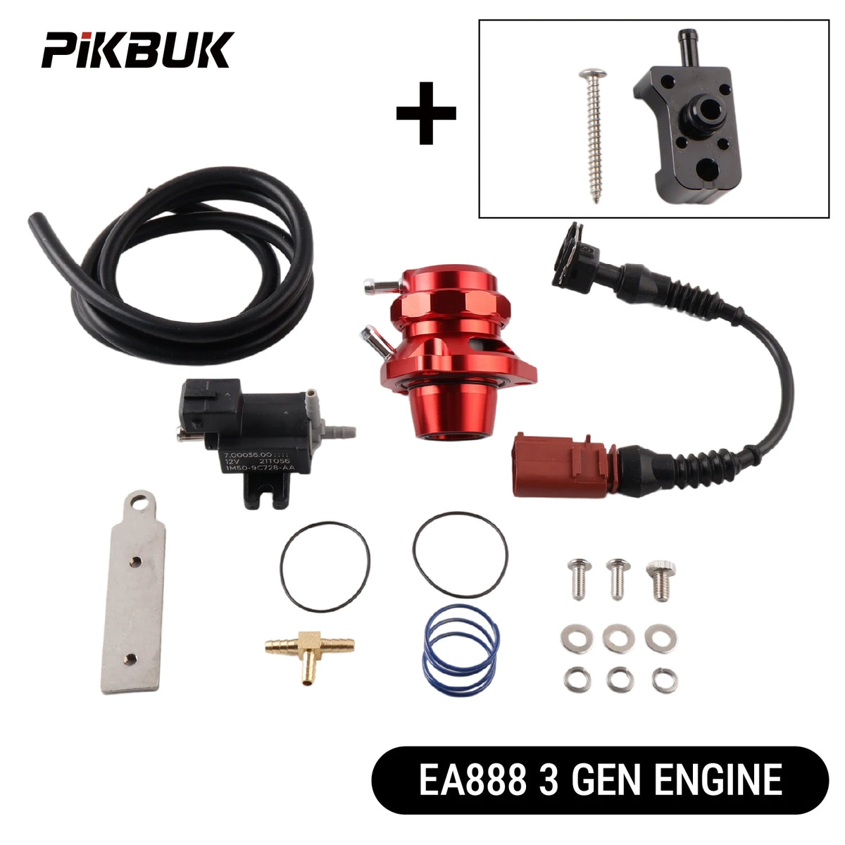 Forged Aluminum Turbo Blow Off Valve for Audi VW A4 S3 TT Octavia 1.8 2.0T by InterCyprus Trading Ltd