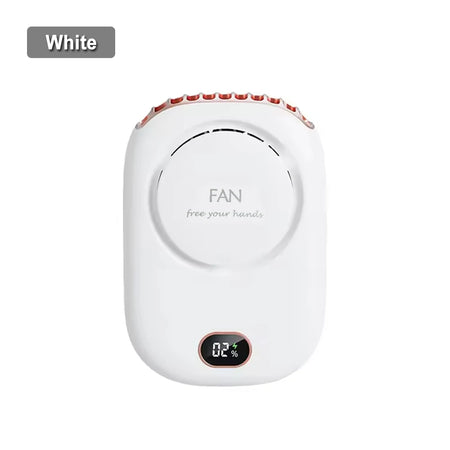 Portable Neck Fan &ndash; Ultralight Bladeless USB Rechargeable WHITE