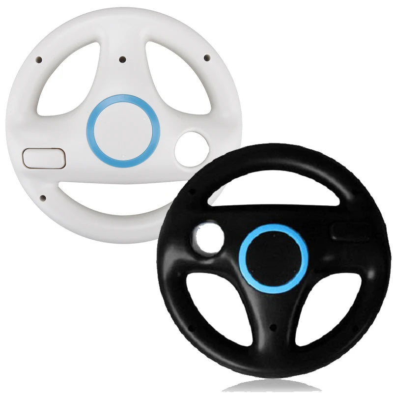 ONETOMAX Game Racing Steering Wheel &ndash; Ergonomic Design for Nintendo Switch black and white