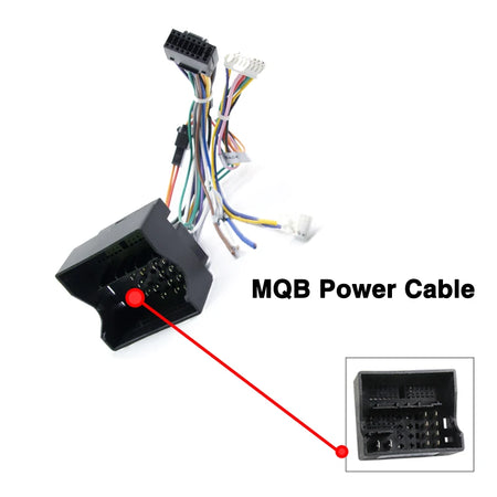 VW Android 16Pin Power Cable Adapter&ndash; MQB CanBus Compatible Only cable